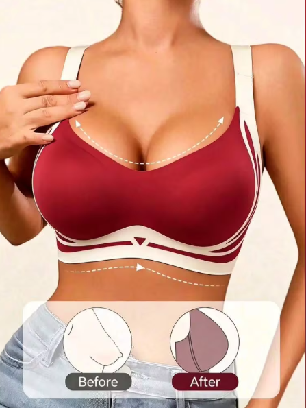 Anti Sagging Sports Bra With High Support