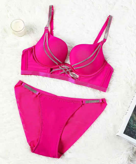 Elegant Push-Up Bra &amp; Panty Set