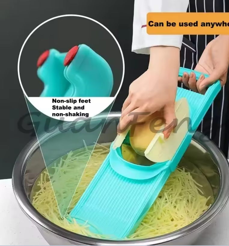 Multifunctional 5-Blade Vegetable Cutter &amp; Grater |  Kitchen Tool