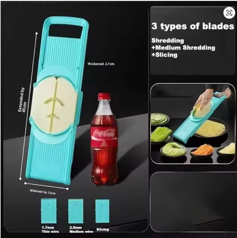 Multifunctional 5-Blade Vegetable Cutter &amp; Grater |  Kitchen Tool