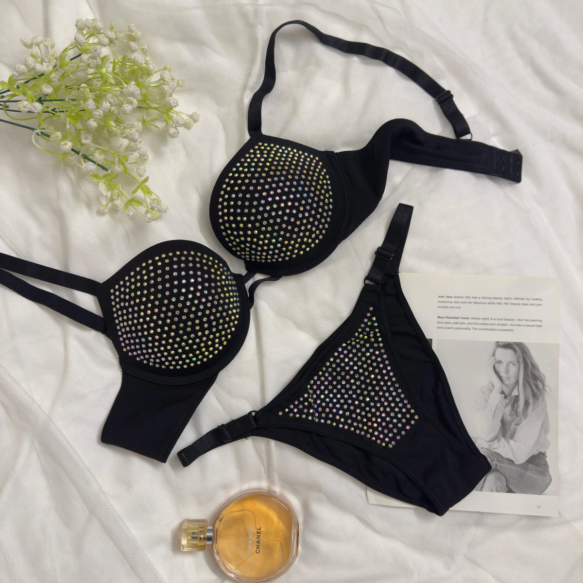 Beaded VS Bra Set(Premium)